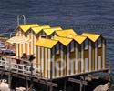 Bathing huts and platform in Sorrento