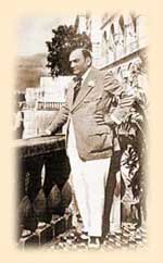 Enrico Caruso at the Excelsior Vittoria Hotel