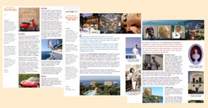 Sorrento visitor guides including Getting Around, Walking, Art & History, Music