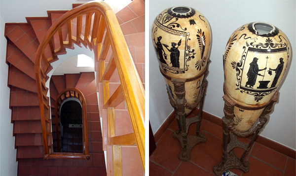 Stairs at Villa Capo Santa Fortunata