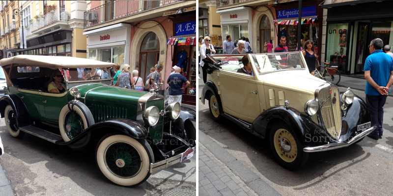 Classic cars in Sorrento