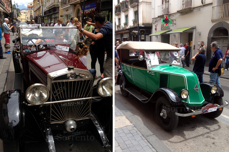 Classic cars in Sorrento