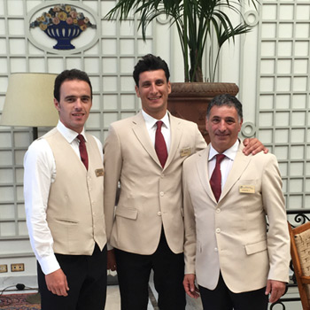 A warm welcome at the Excelsior Vittoria