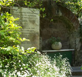 Shrine to Torquato Tasso in the garden