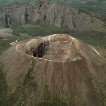 Helicopter flights over Vesuvius