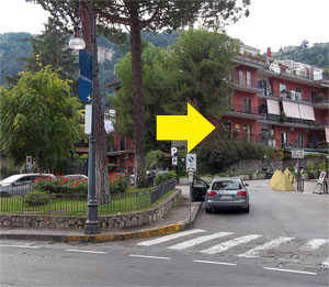 Information desk in Sorrento