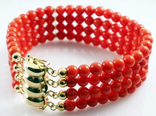 Coral Bracelet by Bimonte in Sorrento 