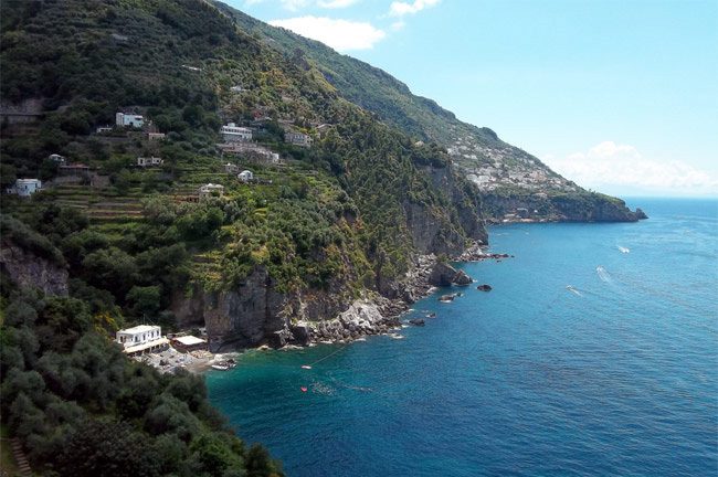 Amalfi coast view