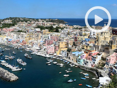 Island of Procida just off Naples