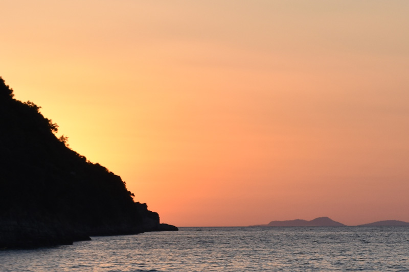 Sunset boat trip from Sorrento