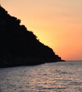 Sunset dinner in the Marina Grande