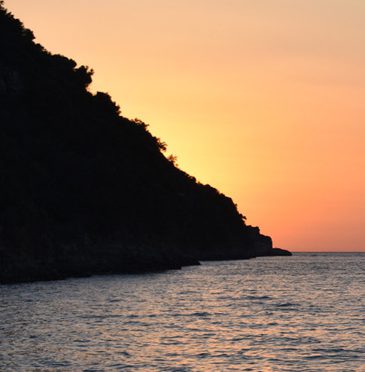 Sunset dinner in the Marina Grande