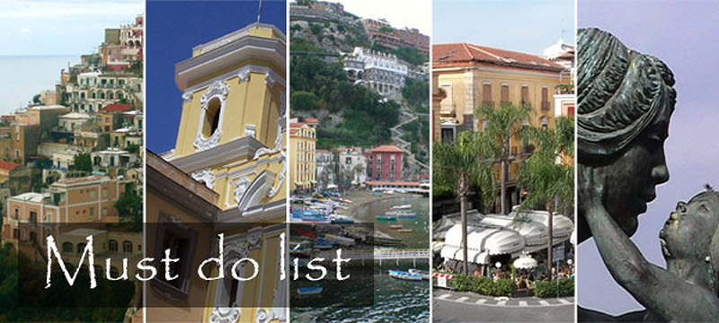 Places to see in Sorrento and Amalfi